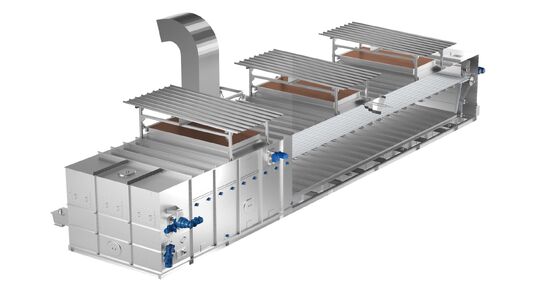 kwaliteit Granulaire materialen Gordeldroger Groenten Geneesmiddelen Onveyor Gordeldroger fabriek